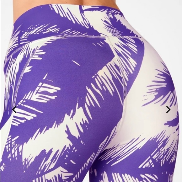 Fabletics High-Waisted Printed PureLuxe 7/8 Leggings - Picture 4 of 13